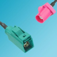 FAKRA SMB Z Female to FAKRA SMB H Male RF Cable