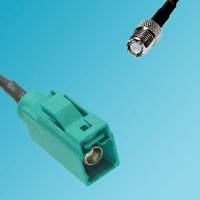 FAKRA SMB Z Female to Mini UHF Female RF Cable