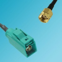 FAKRA SMB Z Female to RP SMA Male RF Cable