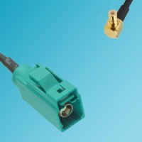 FAKRA SMB Z Female to SMB Male Right Angle RF Cable