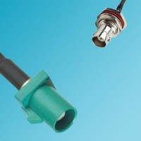 FAKRA SMB Z Male to BNC Bulkhead Female RF Cable