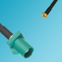 FAKRA SMB Z Male to MMCX Male Right Angle RF Cable