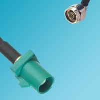 FAKRA SMB Z Male to N Male Right Angle RF Cable