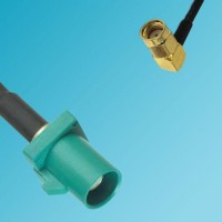FAKRA SMB Z Male to RP SMA Male Right Angle RF Cable