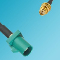 FAKRA SMB Z Male to SMA Bulkhead Female RF Cable
