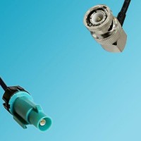 FAKRA SMB Z Male Waterproof to BNC Male Right Angle RF Cable