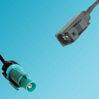 FAKRA SMB Z Male Waterproof to FAKRA SMB A Female RF Cable