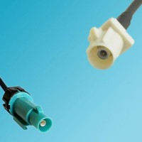 FAKRA SMB Z Male Waterproof to FAKRA SMB B Male RF Cable