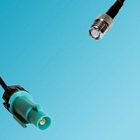 FAKRA SMB Z Male Waterproof to Mini UHF Female RF Cable