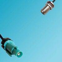 FAKRA SMB Z Male Waterproof to N Bulkhead Female RF Cable