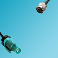 FAKRA SMB Z Male Waterproof to N Male RF Cable