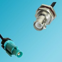 FAKRA SMB Z Male Waterproof to RP BNC Bulkhead Female RF Cable