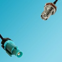 FAKRA SMB Z Male Waterproof to RP TNC Bulkhead Female RF Cable