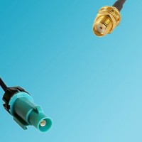 FAKRA SMB Z Male Waterproof to SMA Bulkhead Female RF Cable