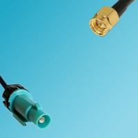 FAKRA SMB Z Male Waterproof to SMA Male RF Cable