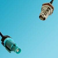 FAKRA SMB Z Male Waterproof to TNC Bulkhead Female RF Cable