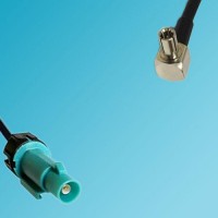 FAKRA SMB Z Male Waterproof to TS9 Male Right Angle RF Cable