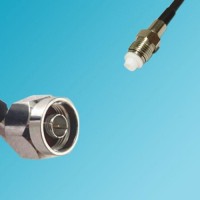 FME Female to N Male Right Angle RF Cable