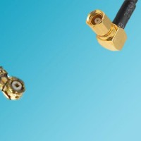 IPEX Default to SMC Female Right Angle RF Cable