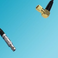 Microdot 10-32UNF M5 Male Right Angle to Lemo FFA 00S Male RF Cable