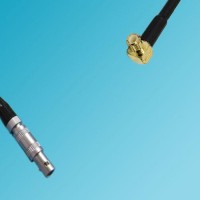Lemo FFA 00S Male to MCX Male Right Angle RF Cable