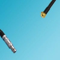 Lemo FFA 00S Male to MMCX Male Right Angle RF Cable