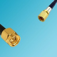 Microdot 10-32UNF M5 Male to SMA Male RF Cable