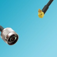 MC-Card Male Right Angle to N Male RF Cable