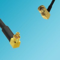 MC-Card Male Right Angle to RP SMA Male Right Angle RF Cable