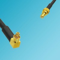 MC-Card Male Right Angle to SMB Male RF Cable