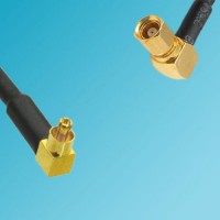 MC-Card Male Right Angle to SMC Female Right Angle RF Cable