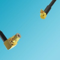 SMC Male Right Angle to MC-Card Male Right Angle RF Cable