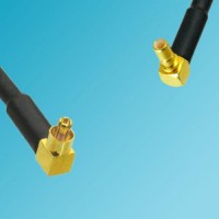 MC-Card Male Right Angle to SSMB Male Right Angle RF Cable