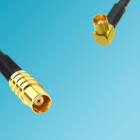 MCX Female to MCX Female Right Angle RF Cable