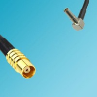 MCX Female to MS162 Male Right Angle RF Coaxial Cable