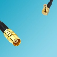MCX Female to SMB Male Right Angle RF Coaxial Cable