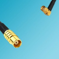 MCX Female to SSMA Male Right Angle RF Coaxial Cable