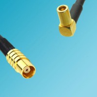 MCX Female to SSMB Female Right Angle RF Coaxial Cable