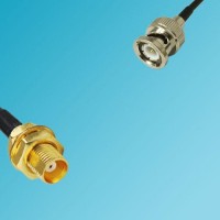 MCX Bulkhead Female to BNC Male RF Cable