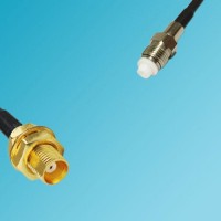 MCX Bulkhead Female to FME Female RF Cable