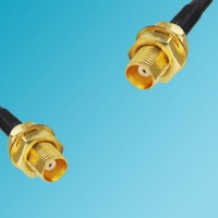 MCX Bulkhead Female to MCX Bulkhead Female RF Cable