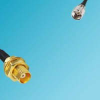 MCX Bulkhead Female to Mini UHF Male RF Cable