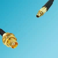 MCX Bulkhead Female to MMCX Male RF Cable