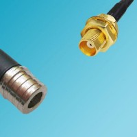 MCX Bulkhead Female to QMA Male RF Cable