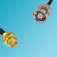 MCX Bulkhead Female to RP BNC Male RF Cable