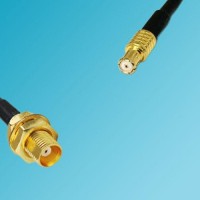 MCX Bulkhead Female to RP MCX Male RF Cable