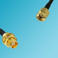 MCX Bulkhead Female to RP SMA Male RF Cable