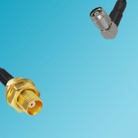 MCX Bulkhead Female to RP TNC Male Right Angle RF Cable