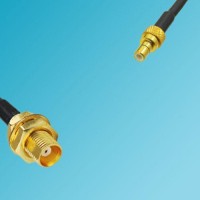 MCX Bulkhead Female to SMB Male RF Cable