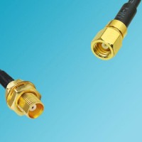 MCX Bulkhead Female to SMC Female RF Cable